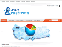 Tablet Screenshot of oranarastirma.com